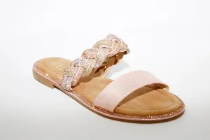 LOTUS - JOSIE FLAT MULE - PINK