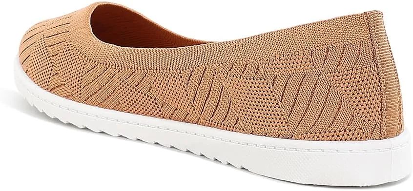 Lubna Knitted Flat Ballet Flats