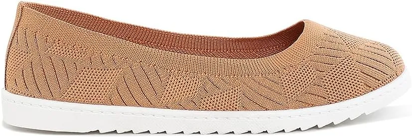 Lubna Knitted Flat Ballet Flats