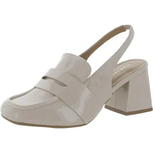 Madden Girl Womens Britanna Patent Loafer Heels