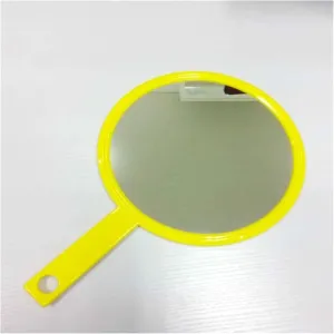 Makeup Mirror makeup mirror Handle Round Mirror Square Mirror Makeup Mirror Large Mirror Round Mirror Portable Hand Mirror Princess Dressing Portable Handheld Handle Beauty Makeup Mirror portable smal
