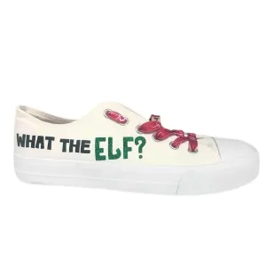 Merry Christmas Sneakers Personalized | Family X-Mas Gift ELF | Felices Fiestas Tennis | Happy Holiday Shoes | Casual Lace Up Canvas ELF (8)
