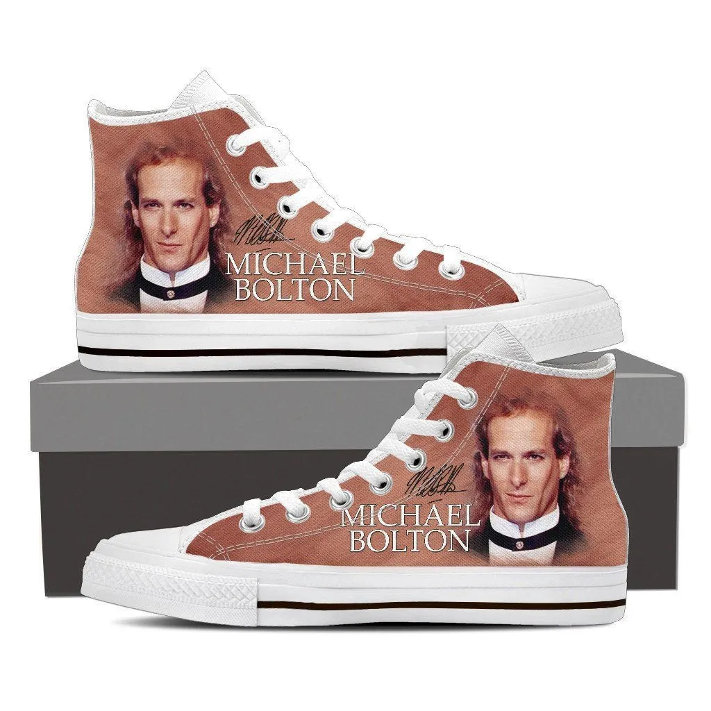 michael bolton ladies high top sneakers