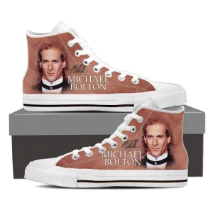 michael bolton ladies high top sneakers