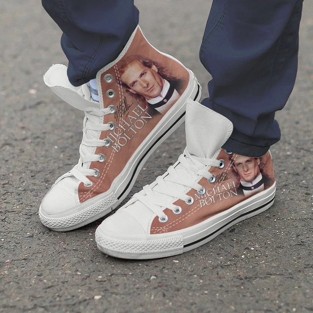 michael bolton ladies high top sneakers