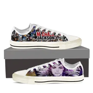 michael jackson mens low cut sneakers cut