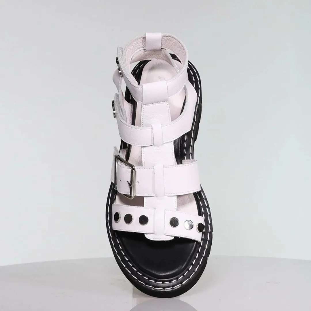 MINX COVE - WHITE/SILVER HARDWARE