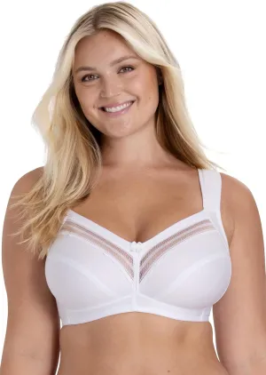Miss Mary of Sweden Essence Non-Wired Cotton Bra with Lace Details