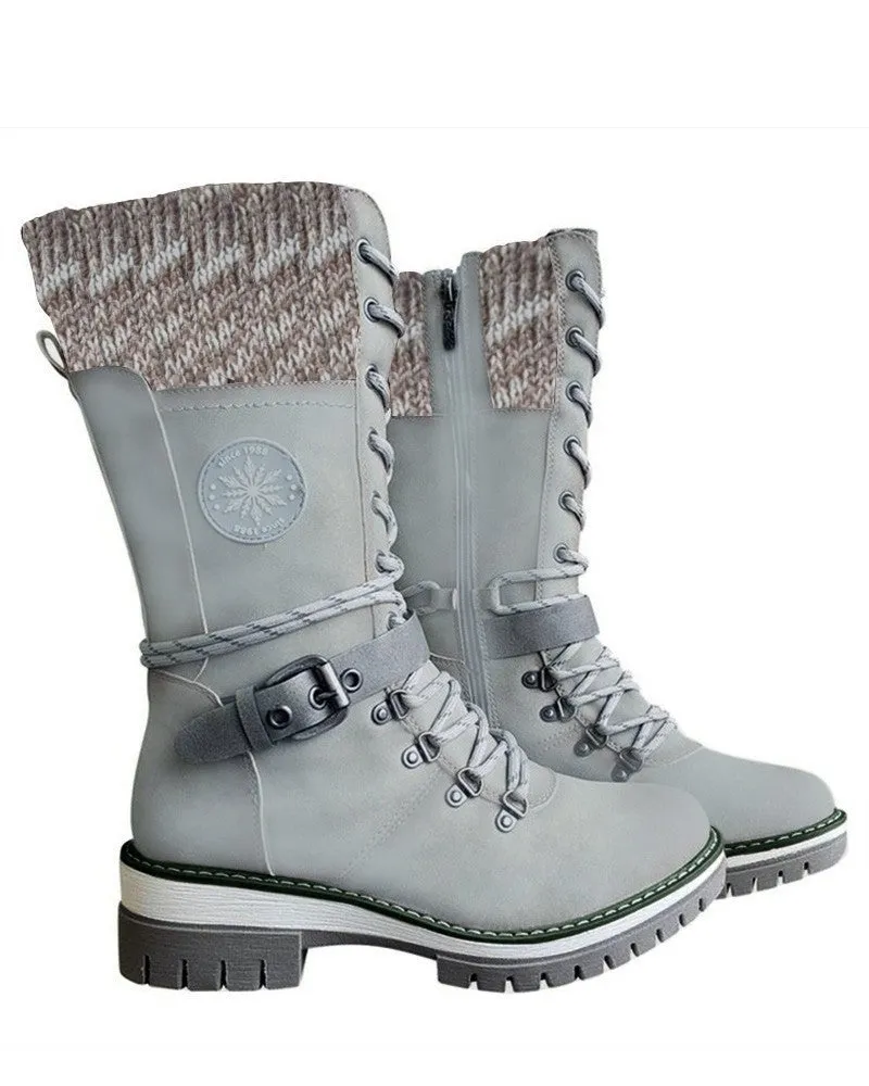 Modische und stützende orthopädische Stiefel