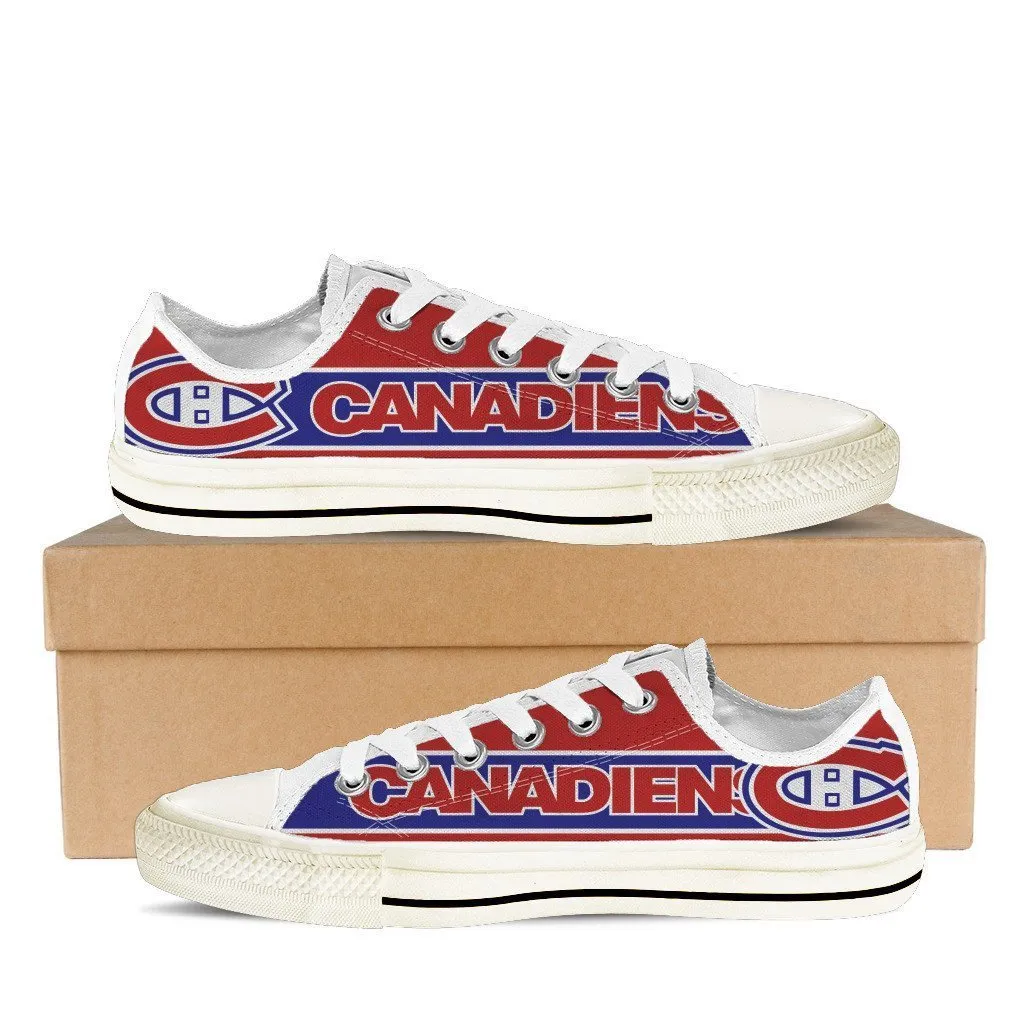 montreal canadiens mens low cut sneakers cut