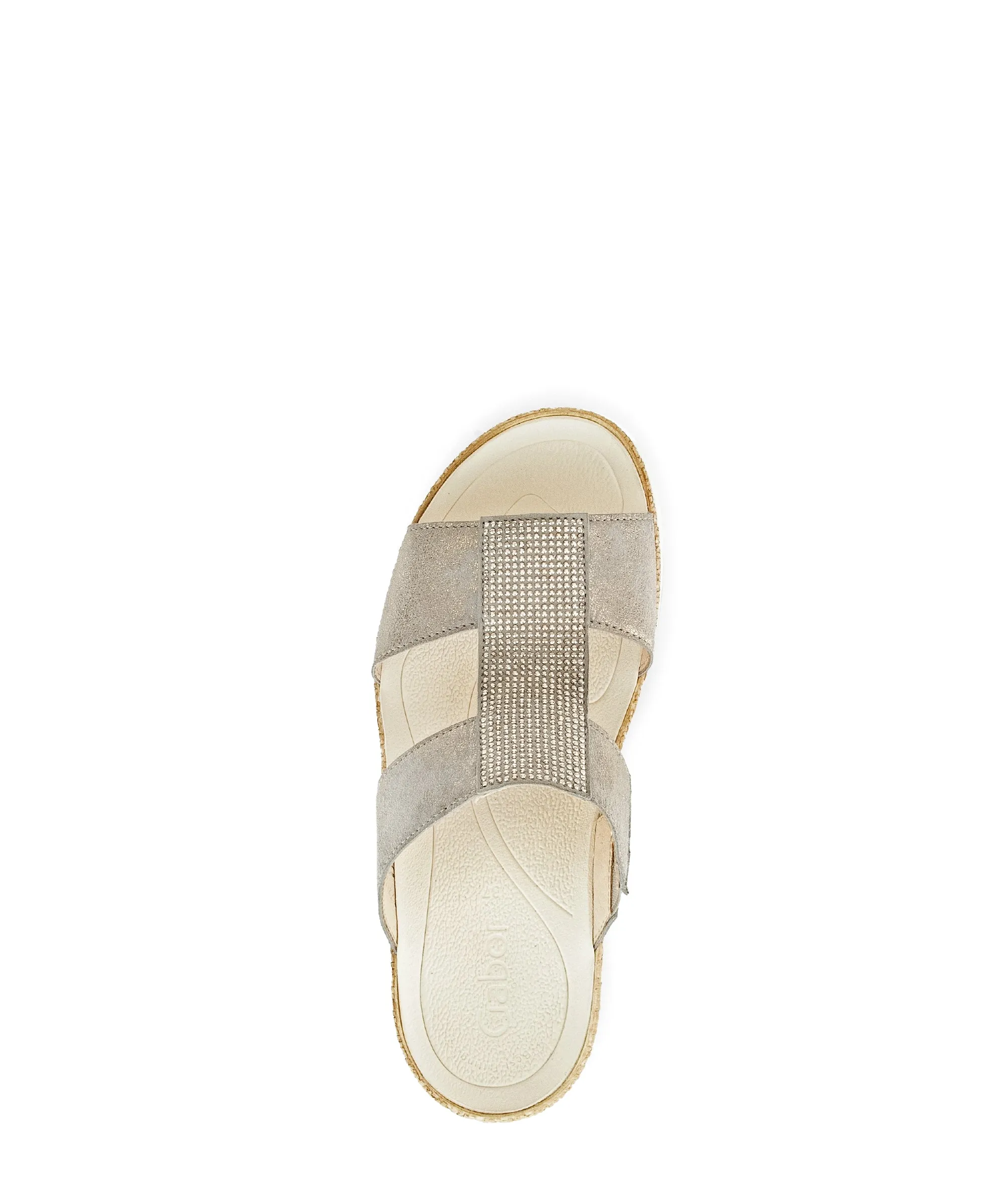 Mules beiges en cuir