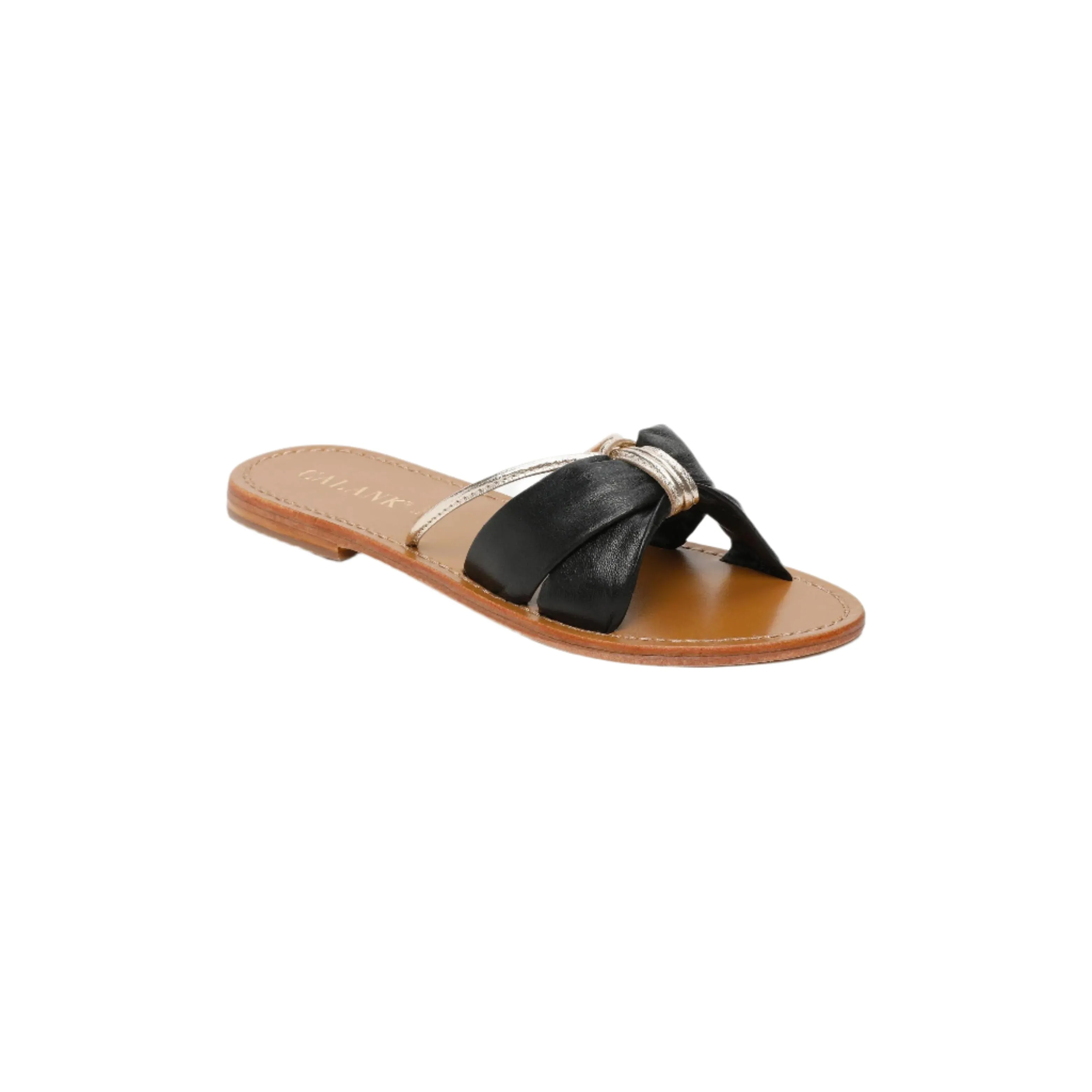 Mules Yacuma - Black/Gold