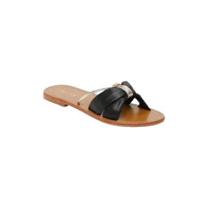 Mules Yacuma - Black/Gold