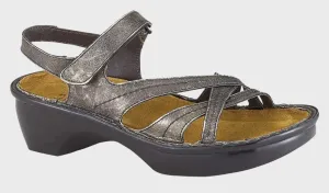 Naot Metal Leather Paris Womens Adjustable Strap Sandals