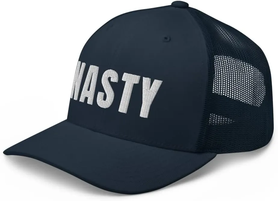 Nasty Trucker Hat Slang Girls Be Nasty Gal Snapback Embroidered Mesh Back Baseball Cap