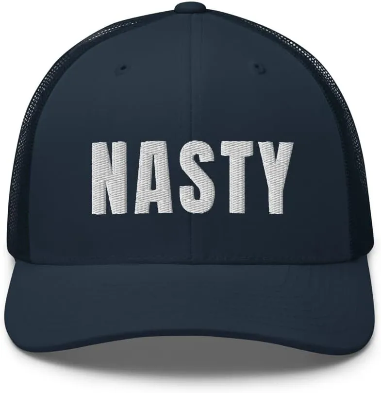 Nasty Trucker Hat Slang Girls Be Nasty Gal Snapback Embroidered Mesh Back Baseball Cap
