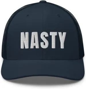 Nasty Trucker Hat Slang Girls Be Nasty Gal Snapback Embroidered Mesh Back Baseball Cap