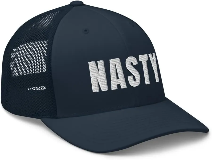 Nasty Trucker Hat Slang Girls Be Nasty Gal Snapback Embroidered Mesh Back Baseball Cap