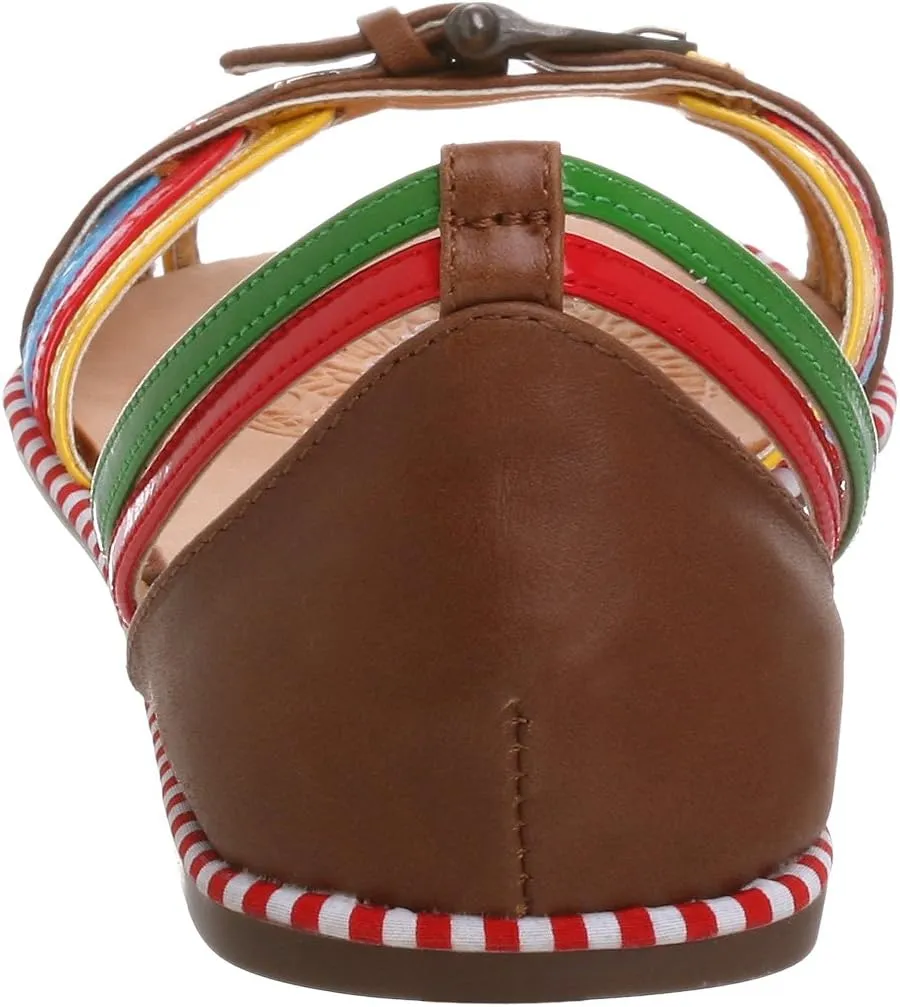 Naughty Monkey Women's Shredded Card Sandal