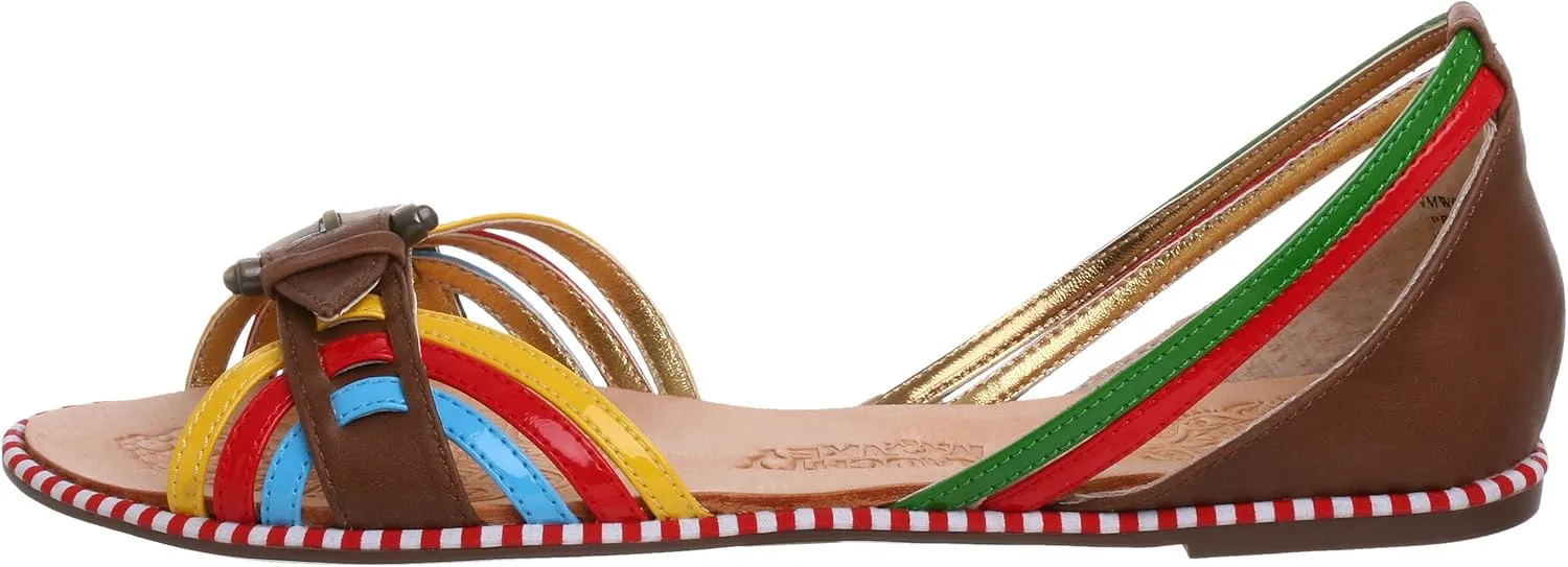 Naughty Monkey Women's Shredded Card Sandal