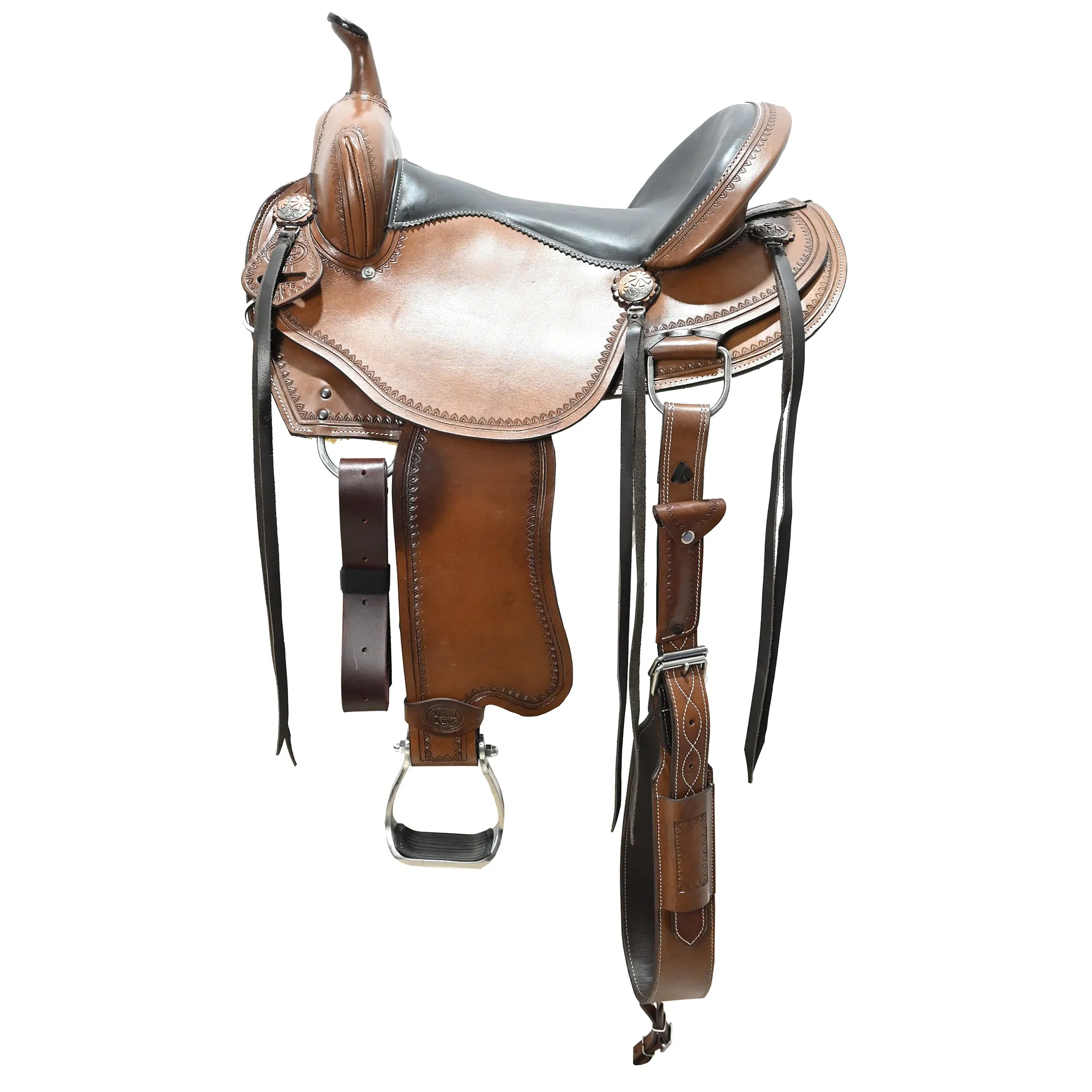 New! 16" Royal King by Tough-1 Moab Mule Trail Saddle