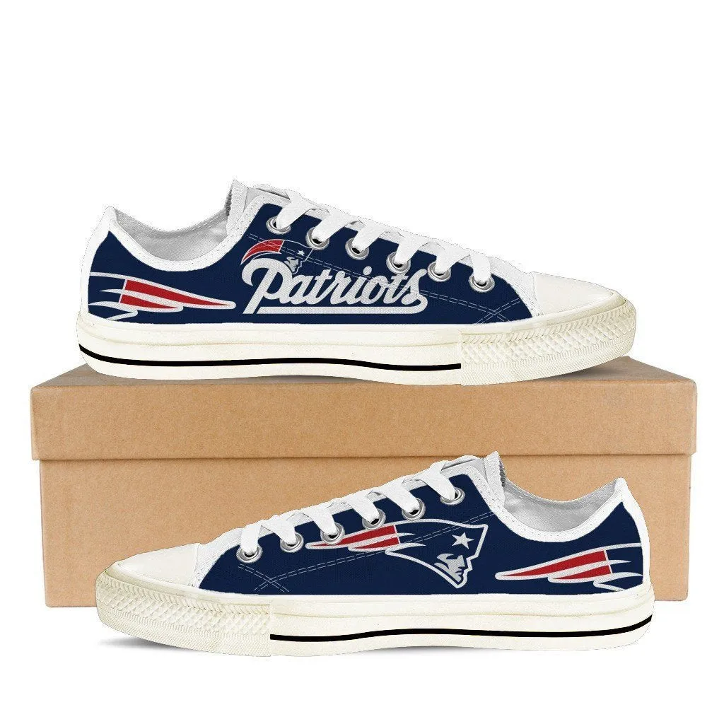 new england patriots mens low cut sneakers cut 1