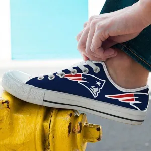 new england patriots mens low cut sneakers cut 1