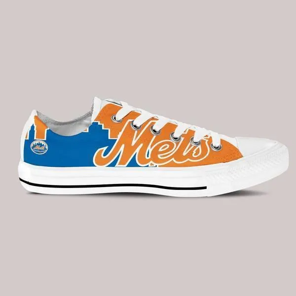 new york mets ladies low cut sneakers