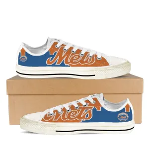 new york mets ladies low cut sneakers