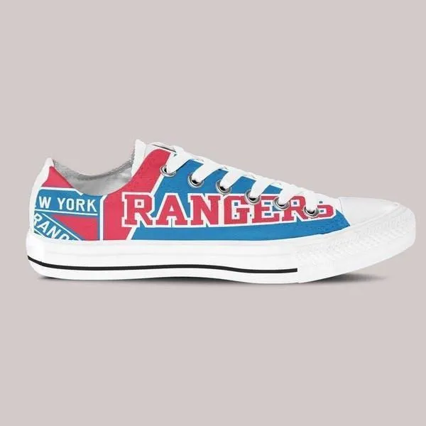 new york rangers ladies low cut sneakers