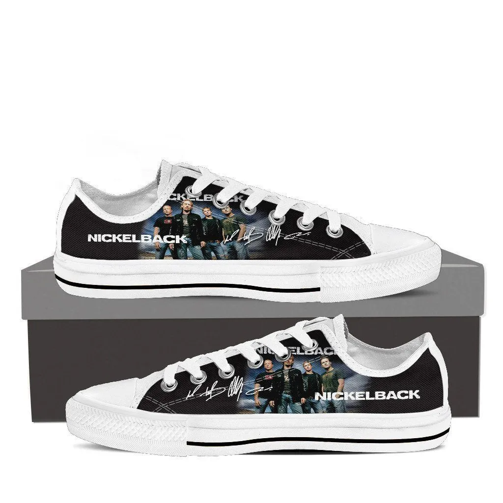 nickelback ladies low cut sneakers