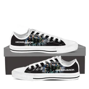 nickelback ladies low cut sneakers