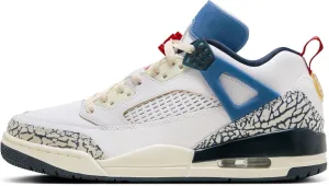 NIKE Jordan Spizike Low Men's Shoes (HM3712-164, White/Armory Navy/Aegean Storm) Size 10.5
