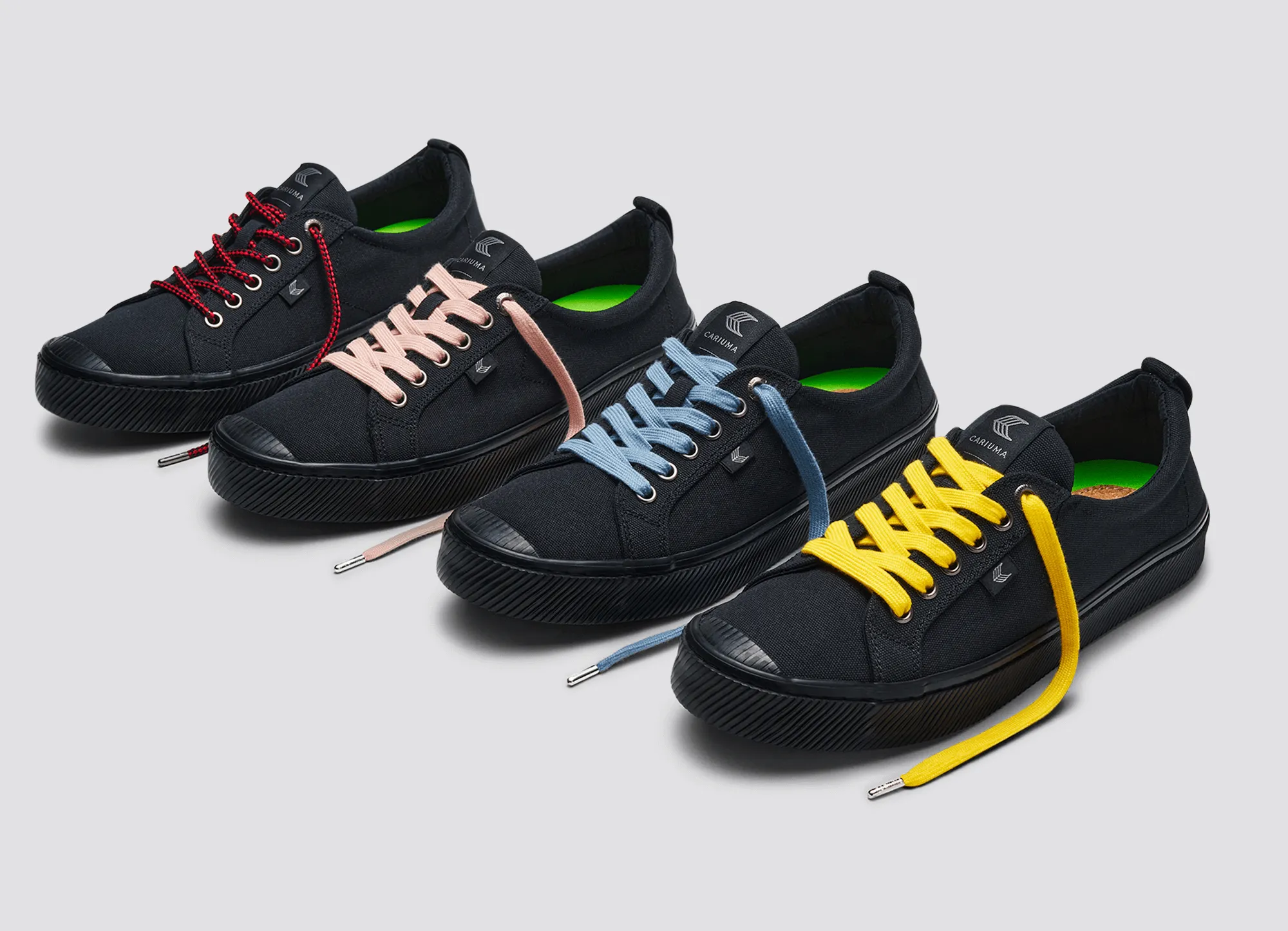 OCA Low All Black Canvas Sneaker Men