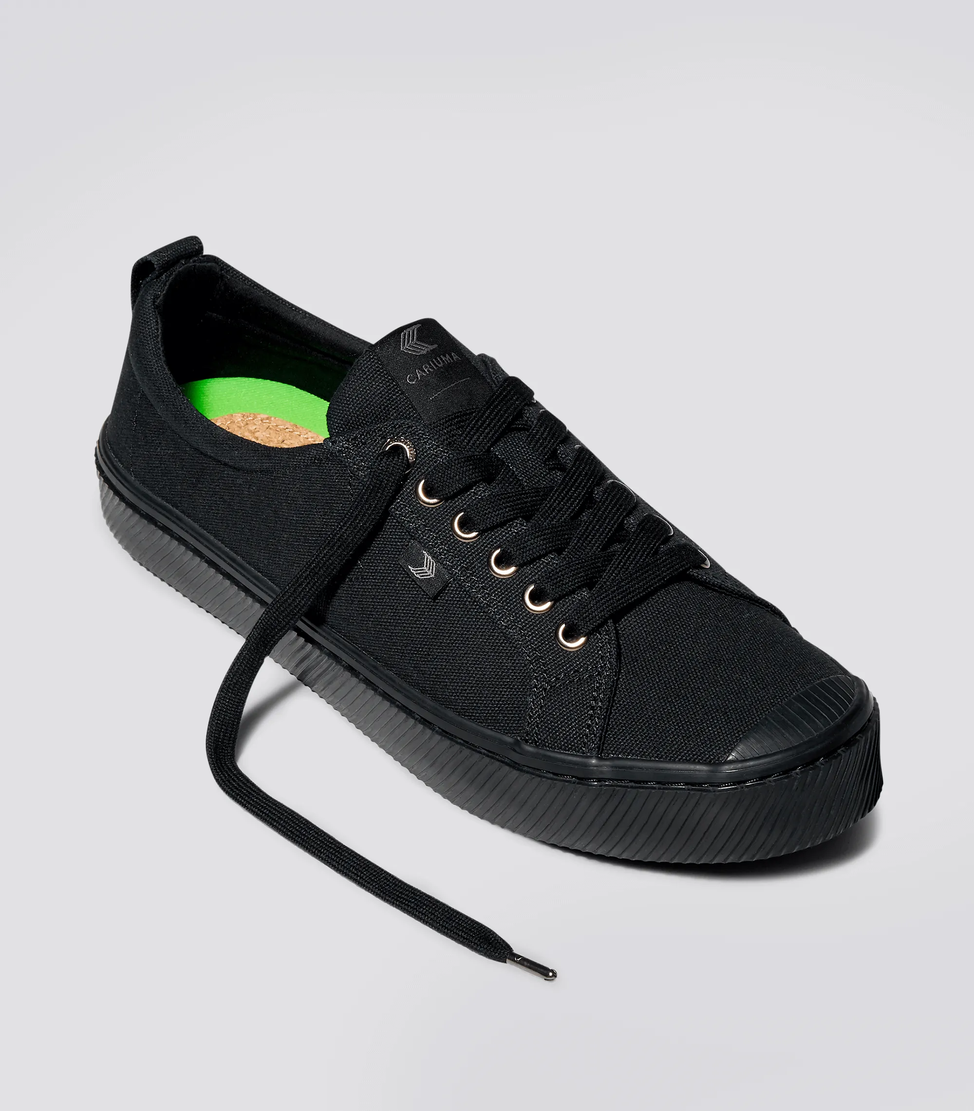 OCA Low All Black Canvas Sneaker Men