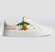 OCA Low Lisa Tree - The Simpsons White Canvas Sneaker