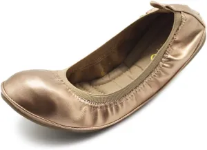 Ollio Women's Shoe Collar Shoe Pull Tab Comfort Ballet Flat