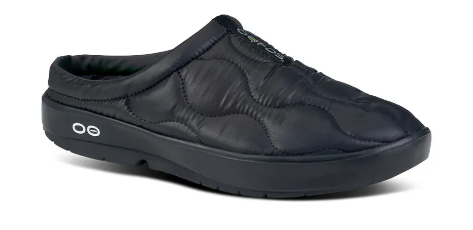 Oofos Men’s Oocoozie Thermo Mule Men Black