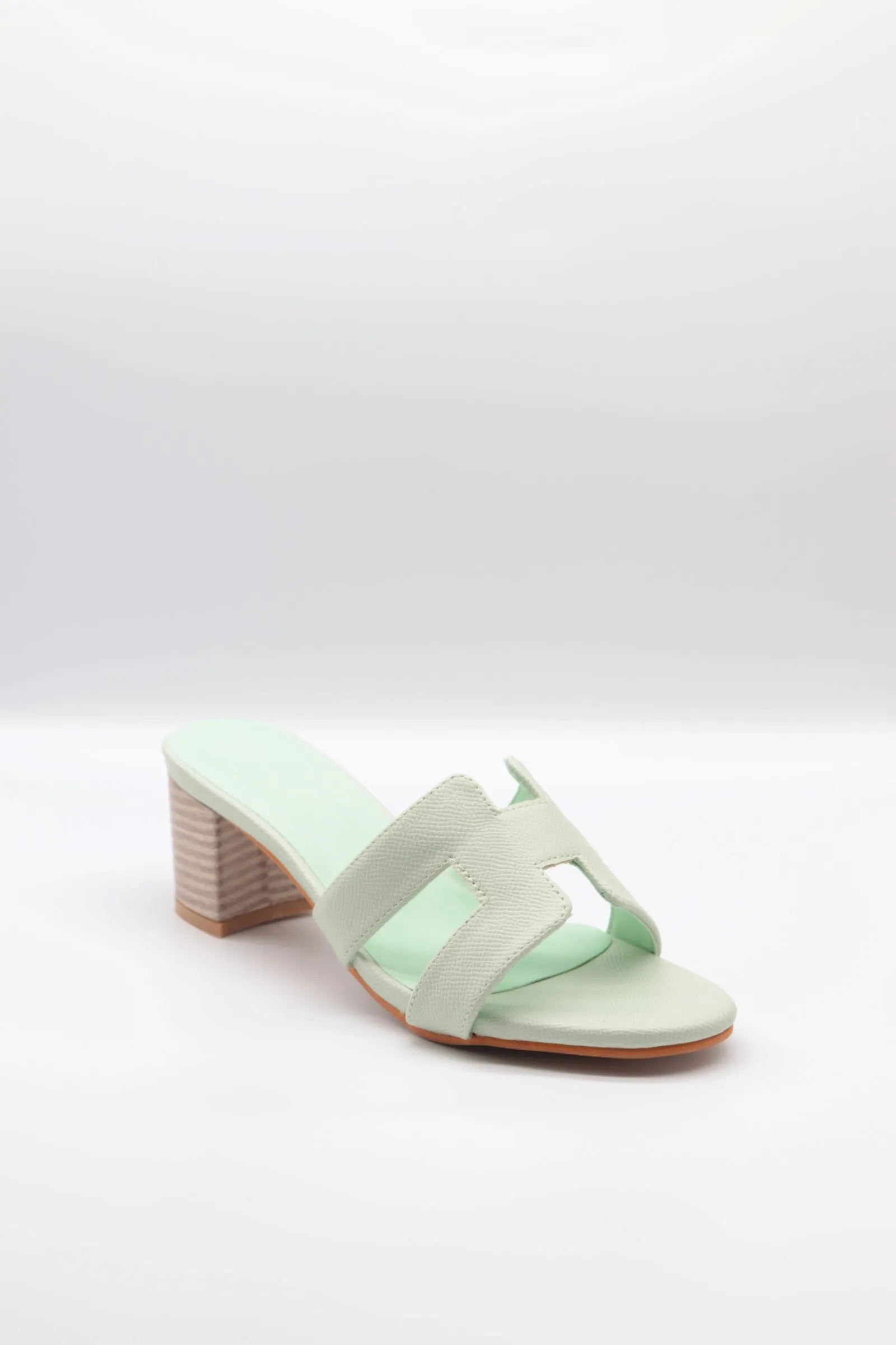Open Block Heel