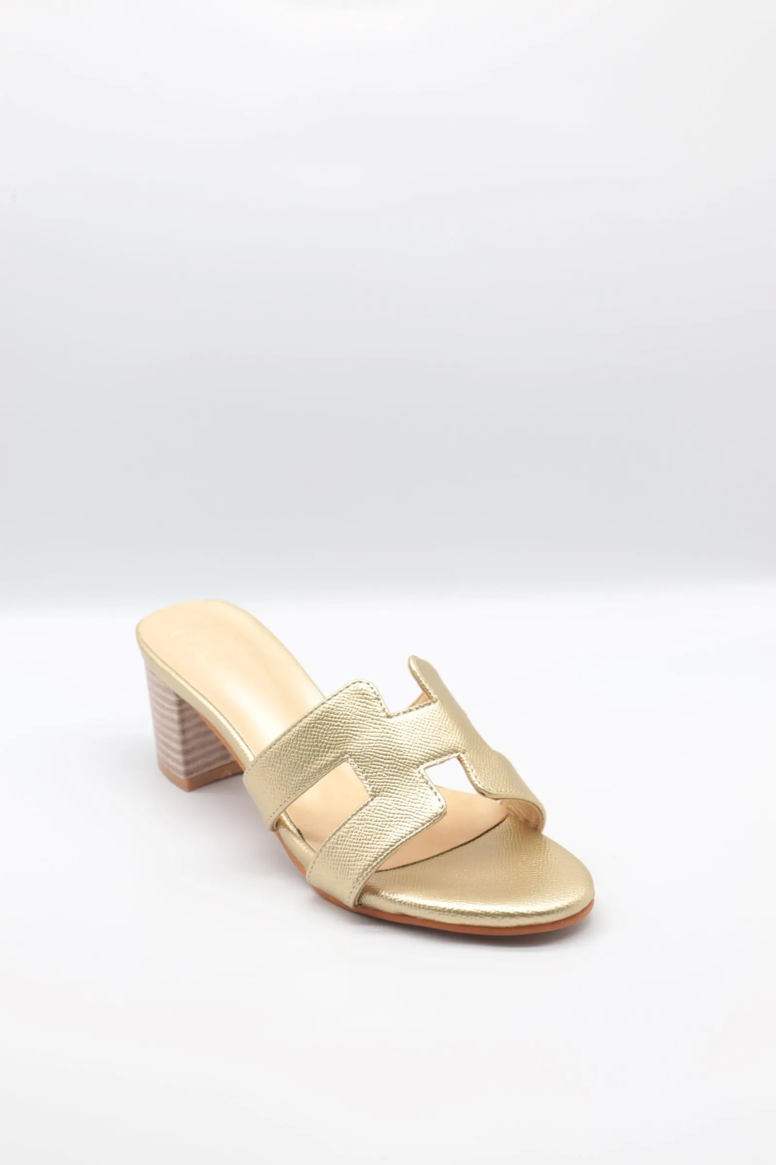 Open Block Heel
