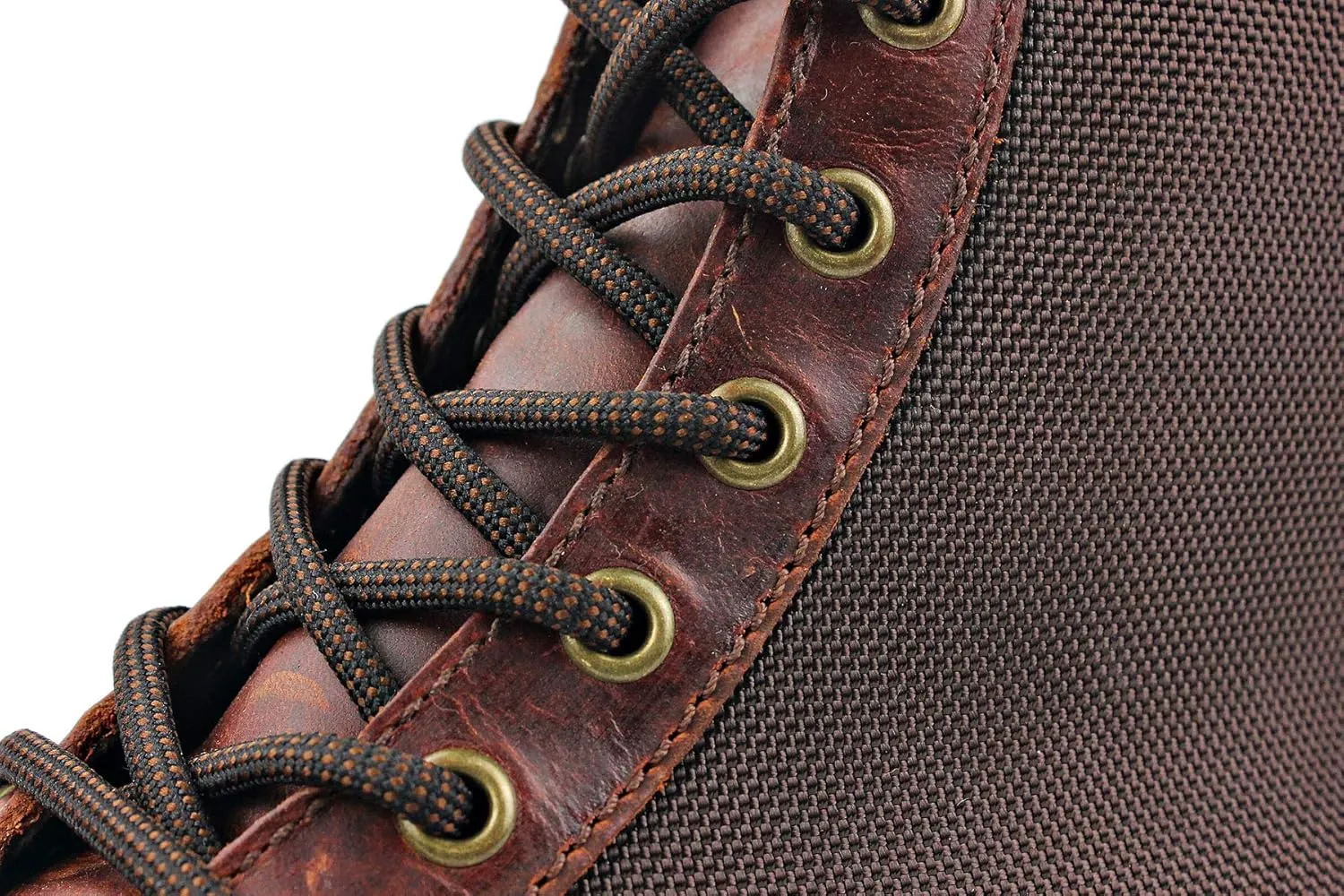 OSSTONE Moto Boots for Men Fashion lace-up Leather Chukka Boots Casual Shoes OS-5008-2-red-brown-R