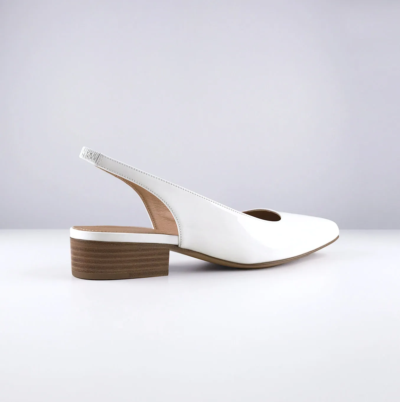 PATENT SLING BACK