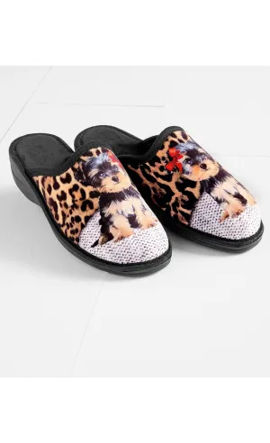 Photo-printed comfort mule