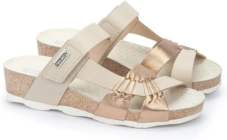 PIKOLINOS Wedge Sandals Leather Mahon for Woman