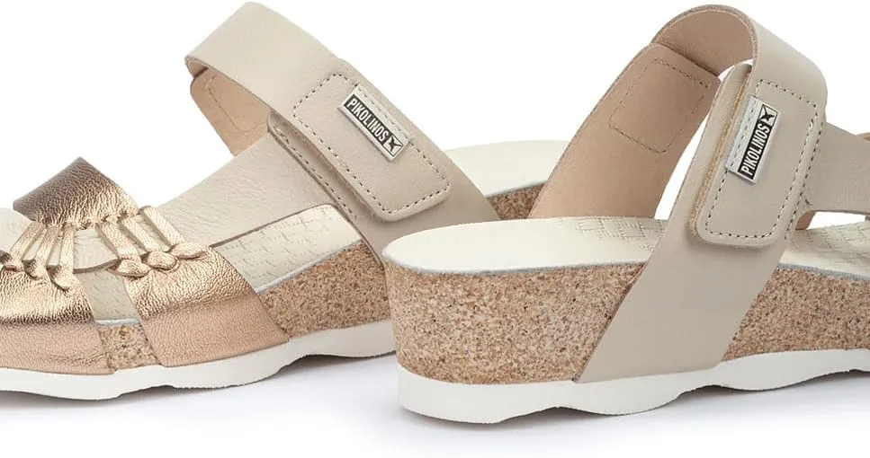 PIKOLINOS Wedge Sandals Leather Mahon for Woman