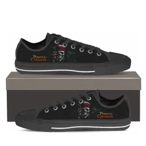 pirates of the caribbean ladies low cut sneakers