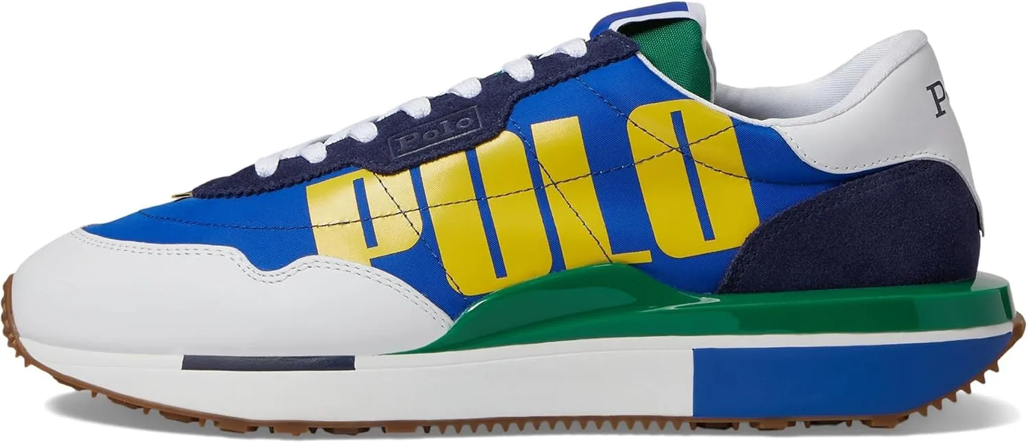 Polo Ralph Lauren Men's Train 89 Leather & Canvas Trainer