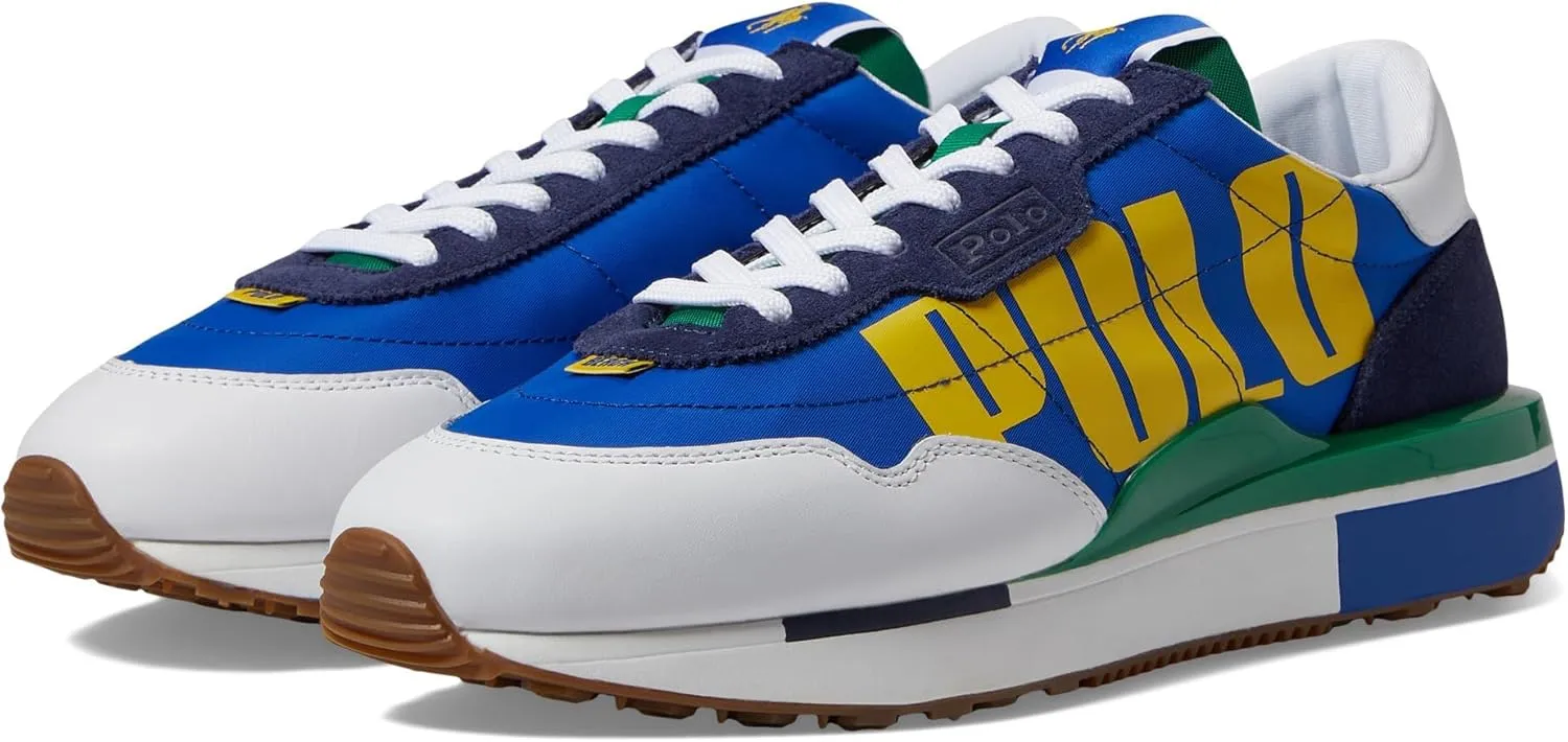 Polo Ralph Lauren Men's Train 89 Leather & Canvas Trainer