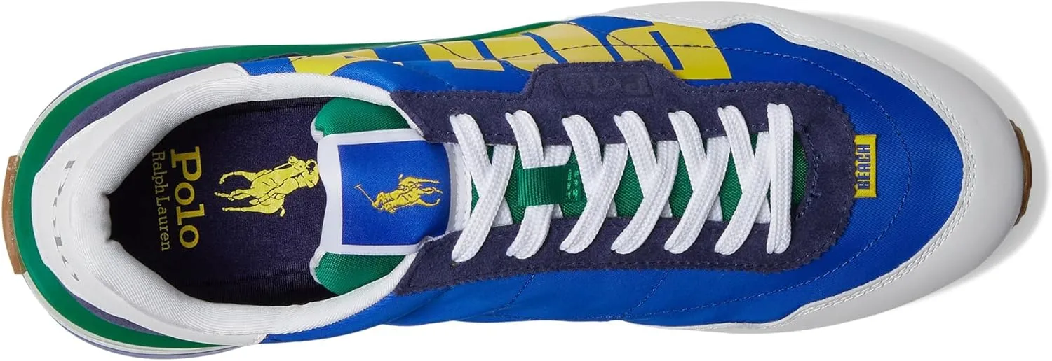 Polo Ralph Lauren Men's Train 89 Leather & Canvas Trainer