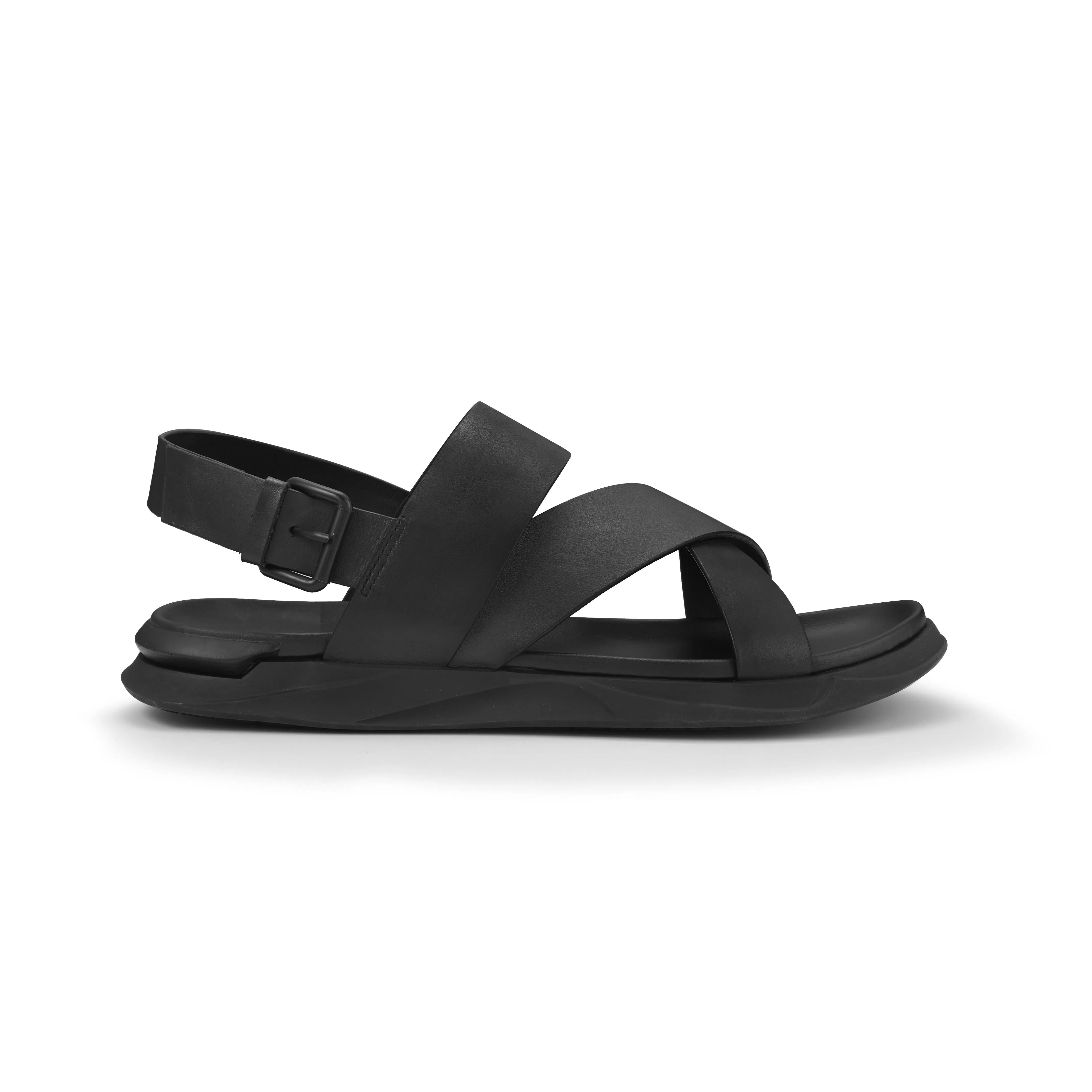 PROJET1826 | EATON Slingback Leather Sandal Black